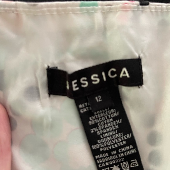 White print skirt - Picture 3 of 4